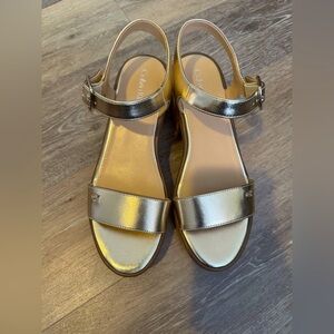 Calvin Klein golden sandals